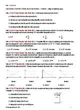 Đề ôn tập Chương 2 môn Vật lý Lớp 11 - Phần 1 - Nghiêm Xuân Tân